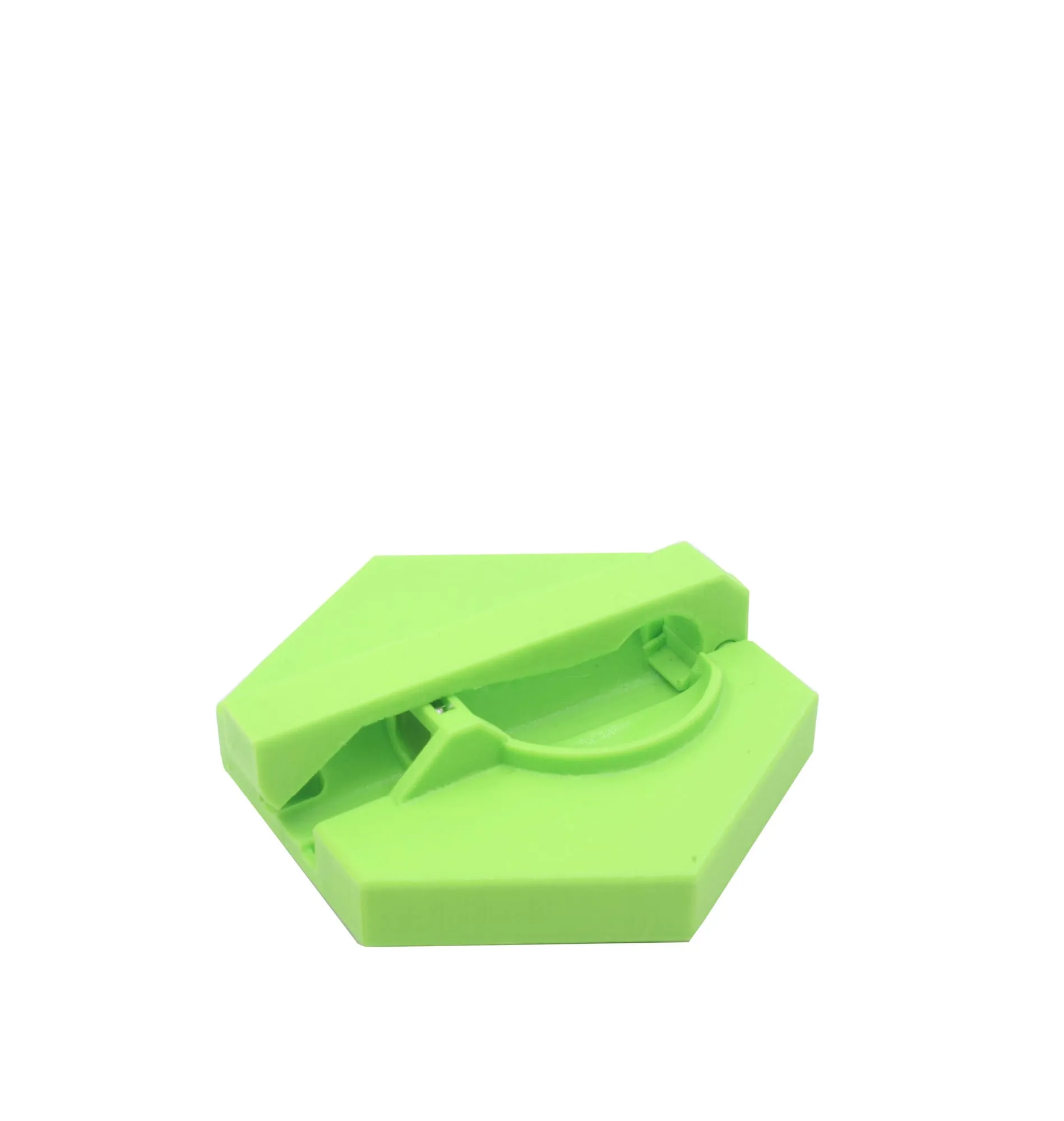 Canon de Gauss inversé vert sans bille, levier abaissé