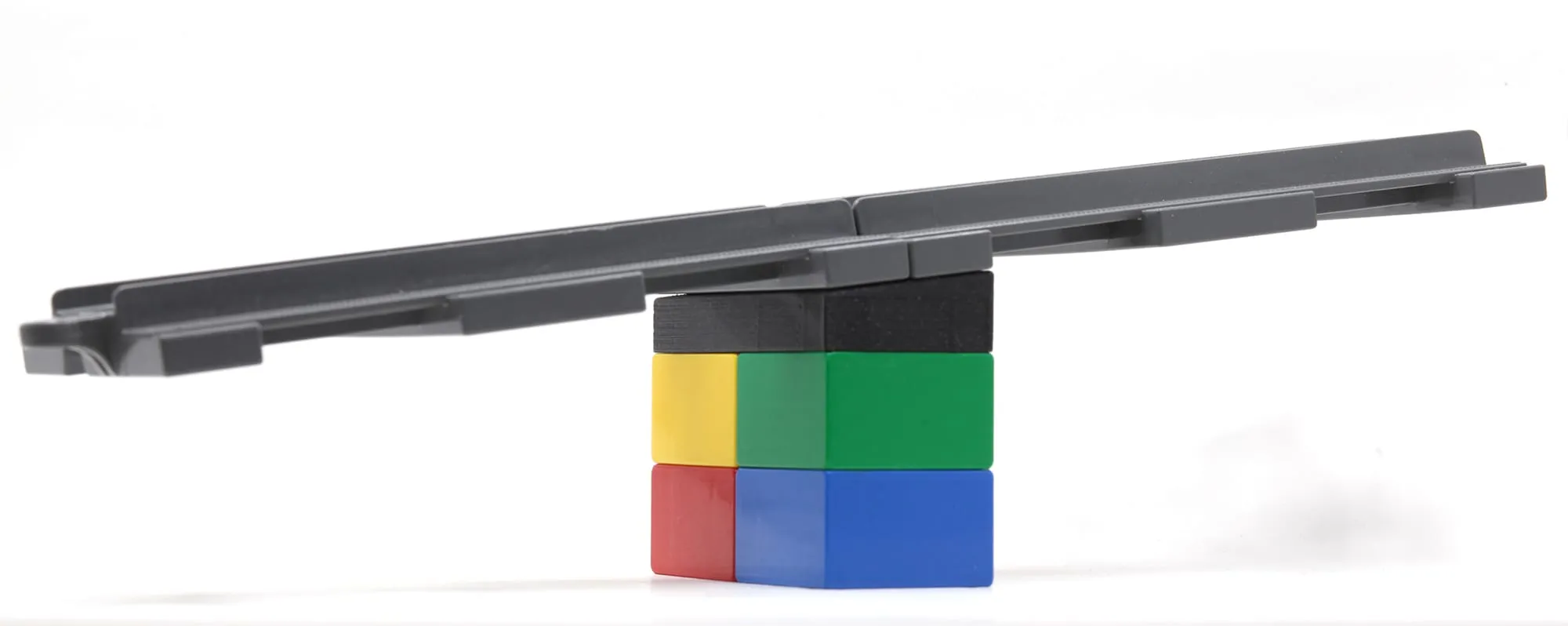Même rampe de rails DUPLO vue de l’autre côté